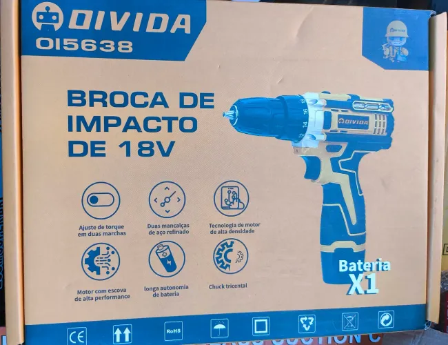 Furadeira parafusadeira de impacto