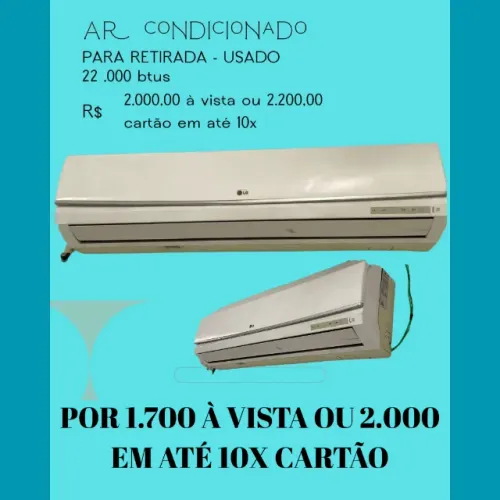 ar condicionado 22000 BTUs