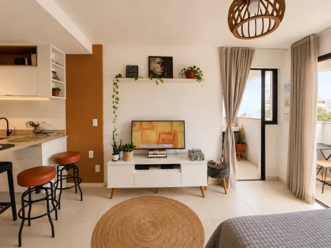 Studio cpara venda om vista mar em Coqueiros.