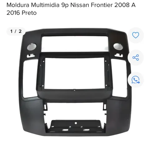 Moldura painel frontier multimídia de 9? 