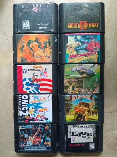 01 Cartucho para Mega Drive