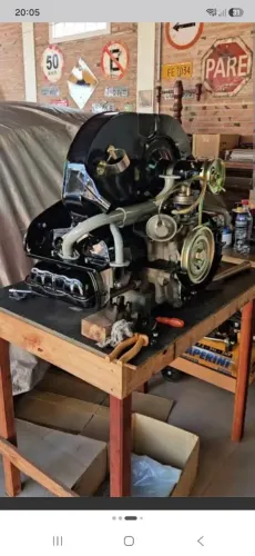 Motor de kombi para retidada de peças