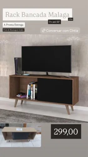 Rack Malaga tv até 55?