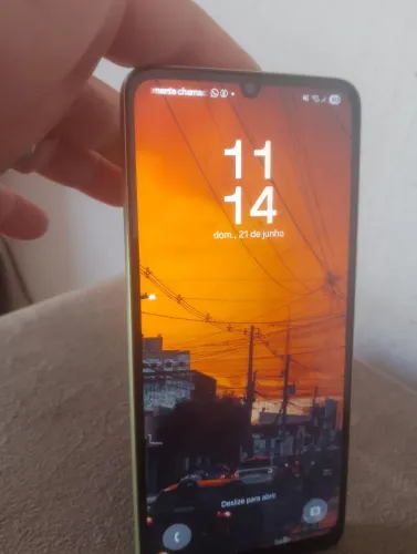  Samsung Galaxy A05 128gb 4gb de RAM usado em perfeito estado<br><br>350,00