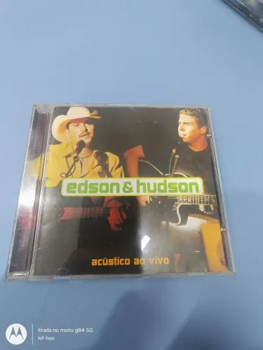 CD original Edson e Hudson - Acústico ao vivo