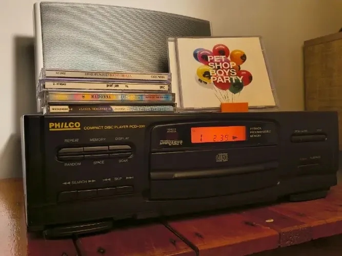 CD Player de mesa Philco PCD-200 - funcionando 100%