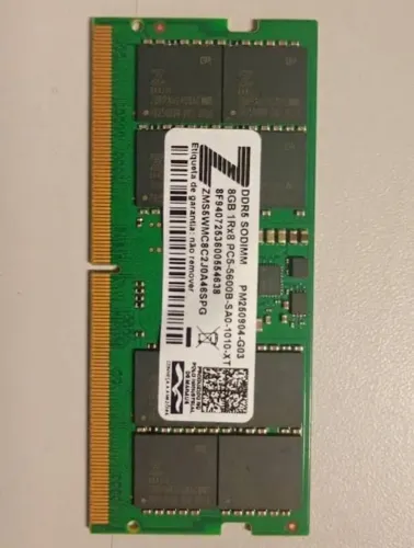 Memória RAM DDR5 8GB 5600MHz para Notebook (SODIMM)