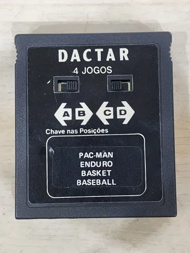 Cartucho 4 em 1 Dactar Atari