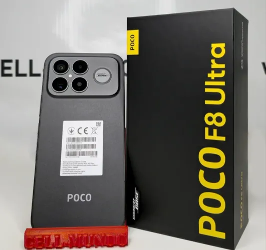 Poco F8 Ultra 5G NFC 256+12- Preto Lacrado Novos Entregamos 