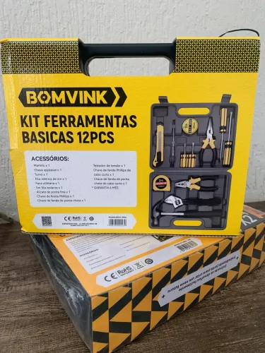 Kit ferramentas básico 12 peças