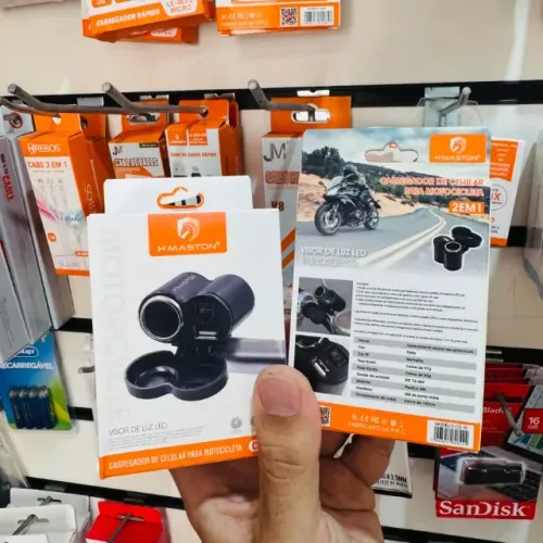 Usb Carregador de Celular para Moto