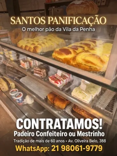Padeiro confeiteiro, mestrinho