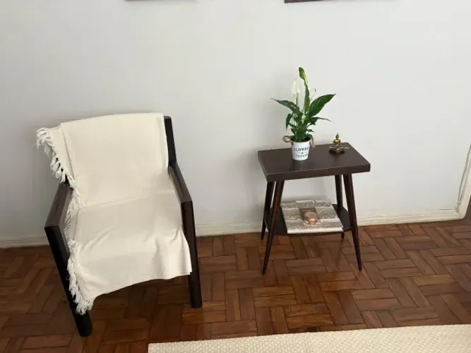 Jogo Mesa e Cadeira Madeira 