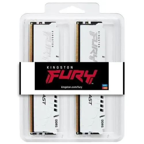 Memória Kingston Fury DDR5 32gb 5600mhz Branca