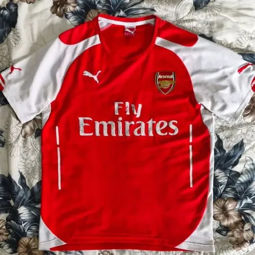 camisa original 2014 2015 arsenal vermelha tamanho p inglaterra