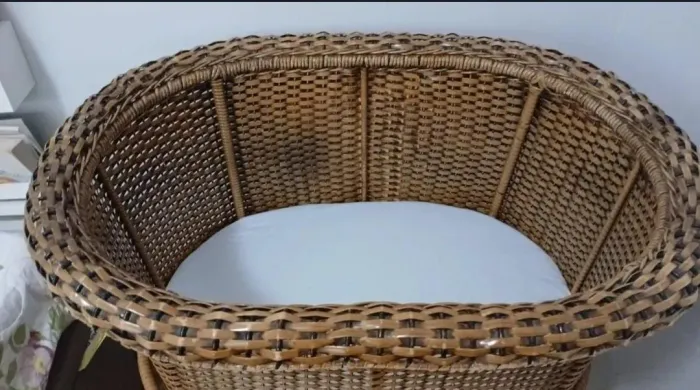 Moisés que funciona como berço (kit básico com capa)