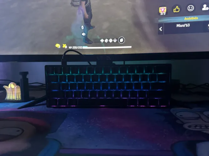 Teclado magnético gamer 