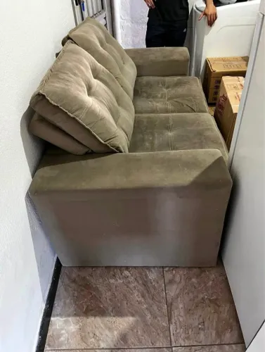 Sofá retrátil reclinável 2 lugares