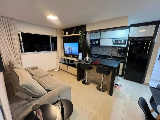 Apartamento Mobiliado e Decorado com Vista Livre no Residencial Spazzio di Lorenzzo Aparta