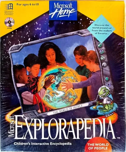 cd explorapedia chidren's interactive encyclopedia lacrado 143cx