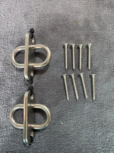 Kit 4 Gancho De Teto De Aço Suporte