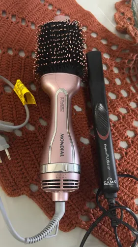 Escova modeladora + Prancha alisadora