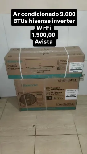 Ar condicionado novo na caixa 