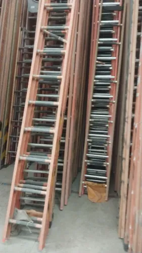Escadas de fibra singela e extensiva 