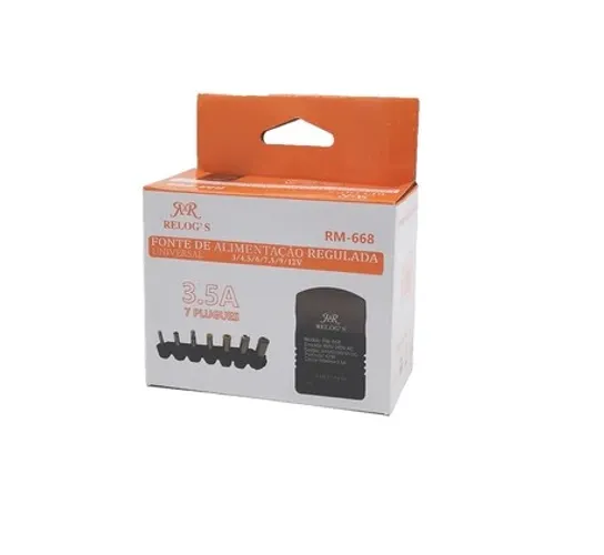 Fonte Alimentação Universal 3 a 12v 3a 7 Plugs Regulável