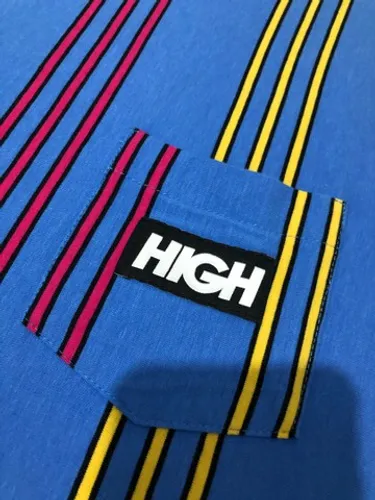 Camiseta High Company Pocket Vertical Kidz Azul
