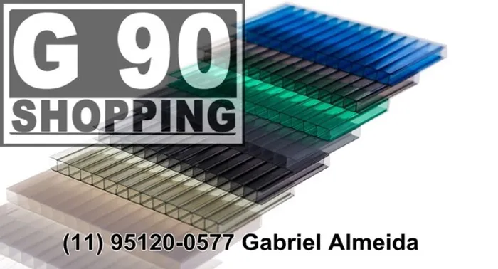 Policarbonato Alveolar.1,05 x 6,00 metros 4mm