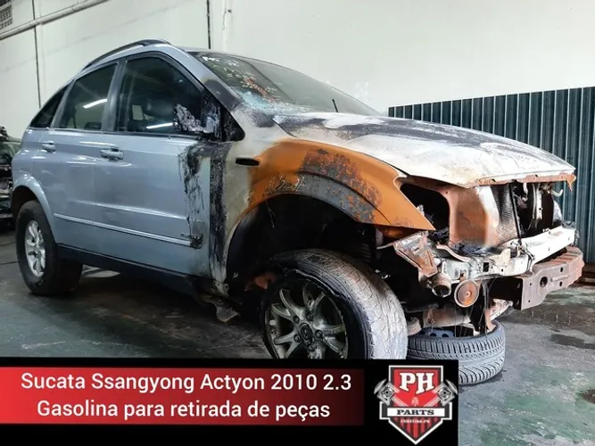 Sucata Ssangyong Actyon 2010 2.3 Gasolina para retirada de peças 