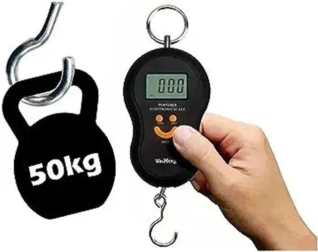 Balança com gancho digital portátil até 50kg