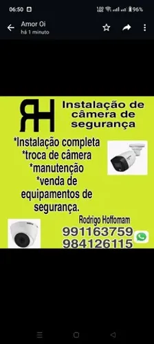 INSTALAÇÃO DE CÂMERAS