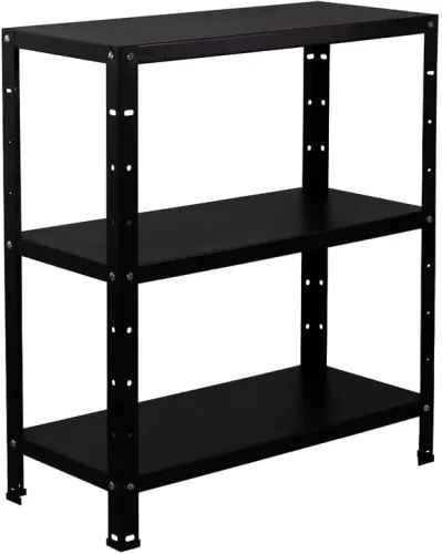 Estante de Aço 30 cm baixa 3 Prateleiras Colorida