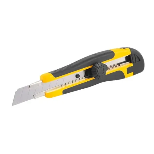 Estilete Profissional Emborrachado Lâmina 18mm - Fertak