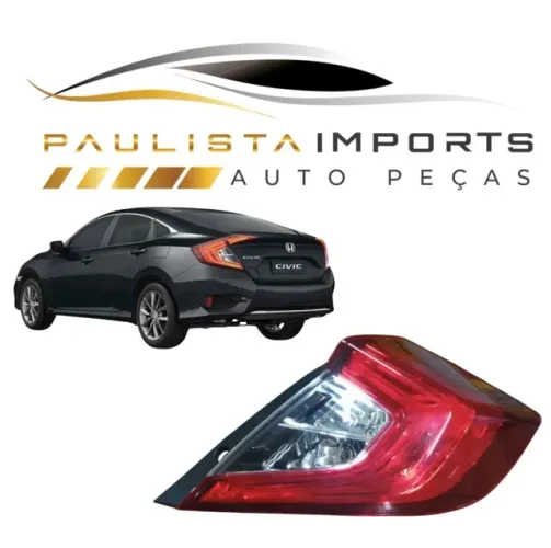 Lanterna Traseira Honda Civic G10 2017 2018 2019 2020 2021 2022