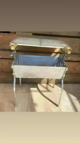 Churrasqueira aluminio desmontável - FRETE GRATIS