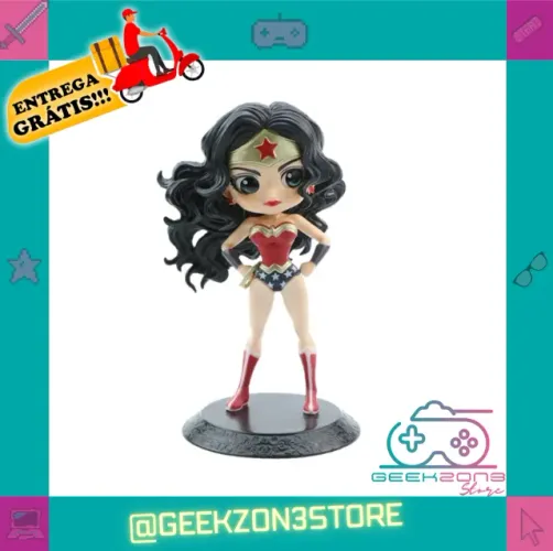 Action Figure Mulher-Maravilha - PVC 15cm (Entrega Grátis*)
