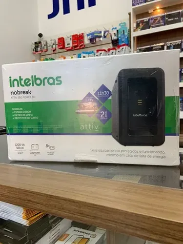 NoBreak Attiv Seg Power BI+ 1200VA 360W Intelbras - Parcelamento Sem Juros