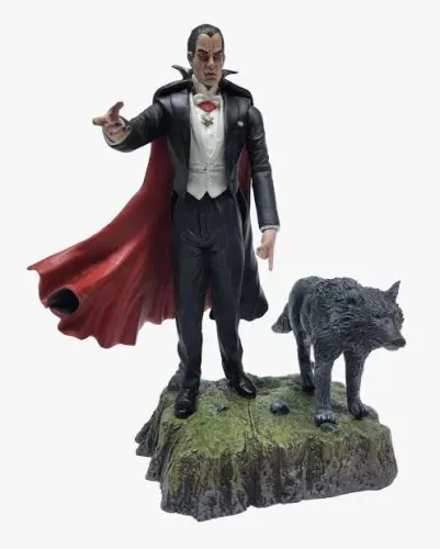 Drácula e lobo diamond select boneco original