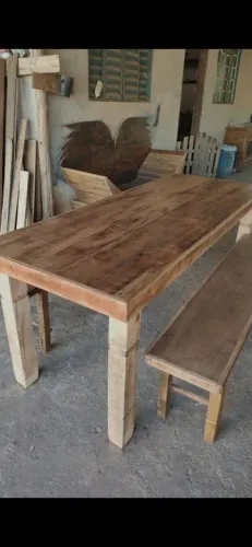 Mesa madeira demolição 