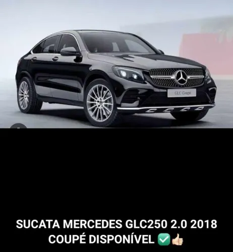 Sucata glc 250 coupê 2.0 2018 para retirada de peças