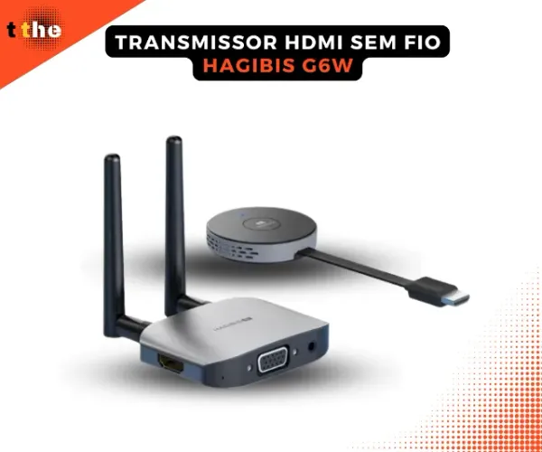 Transmissor De Video Hagibis Hdmi Wireless Sem Fio 50m 5ghz