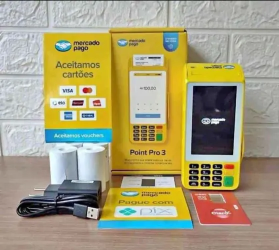 Máquina de Cartão Point Pro 3 Mercado Pago