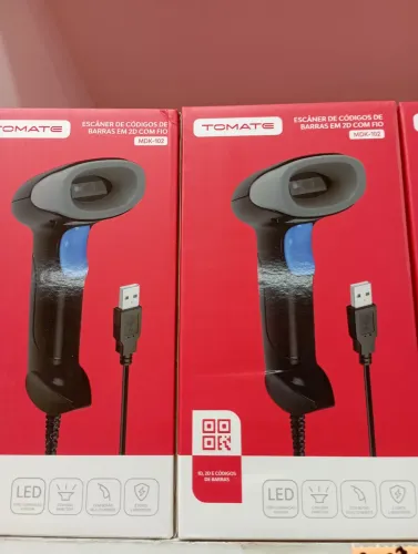 Scanner de código de barras 2D com fio TOMATE MDK-102