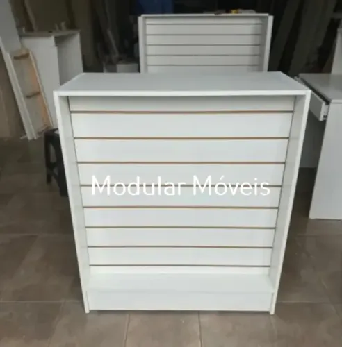Balcão Canaletado dos 2 Lados - MDF