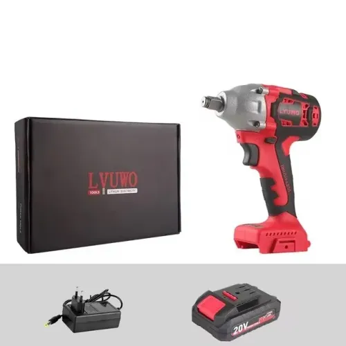 Chave De Impacto Lyuwo 20v 420nm Profissional Lw-hd30-c1 Vermelho
