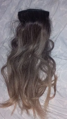 Lindo cabelo loiro do sul na fita adesiva- mais claro do que na foto