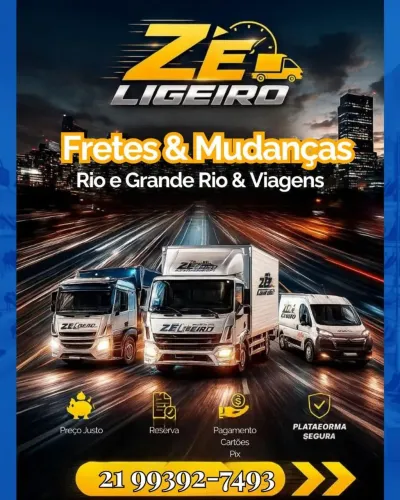 Fretes e mudanças RJ, toda zona oeste, norte e sul e toda grande Rio